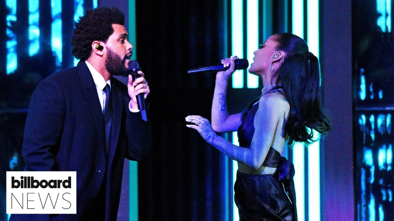 Ariana Grande and The Weeknd Slay Their Debut TV Performance of ‘Save Your Tears’  | Billboard News