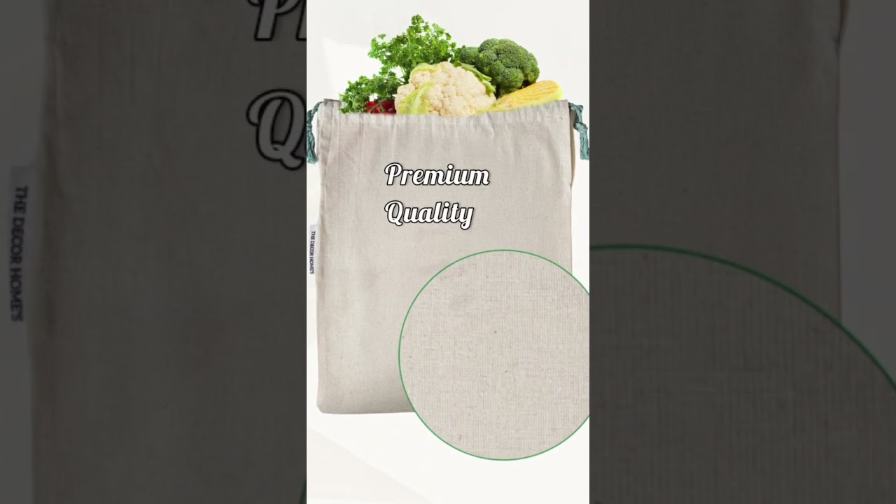 Premium Cotton Produce Bags