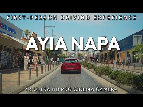 4K POV Driving in Ayia Napa - Cyprus