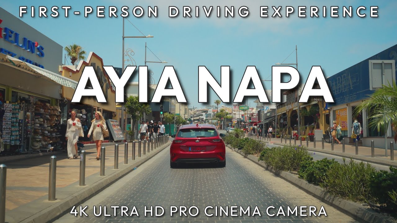4K POV Driving in Ayia Napa - Cyprus