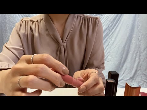 ASMR  キャップの開け閉め/リップ/メイク道具