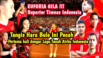 EUFORIA GILA! Suporter Timnas Indonesia Bikin Bule Ini Nangis, Tanah Airku To World Cup 2026