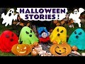 Thomas The Tank Engine Halloween Stories with Spooky Play Doh Ghosts and Pumpkins TT4U