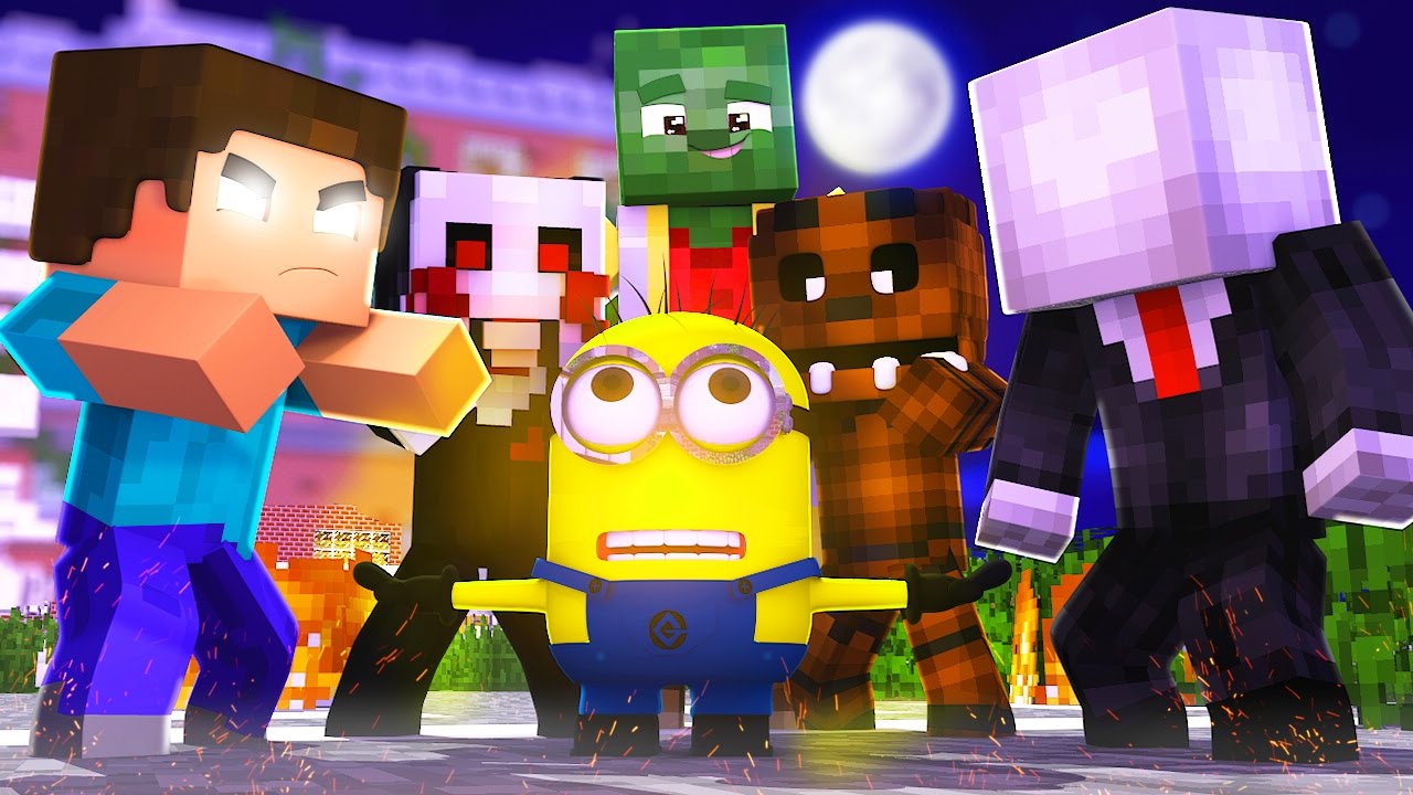 pikachu pokemon COMO HACER UN MINION! - ESCUELA DE MONSTRUOS MINECRAFT #6