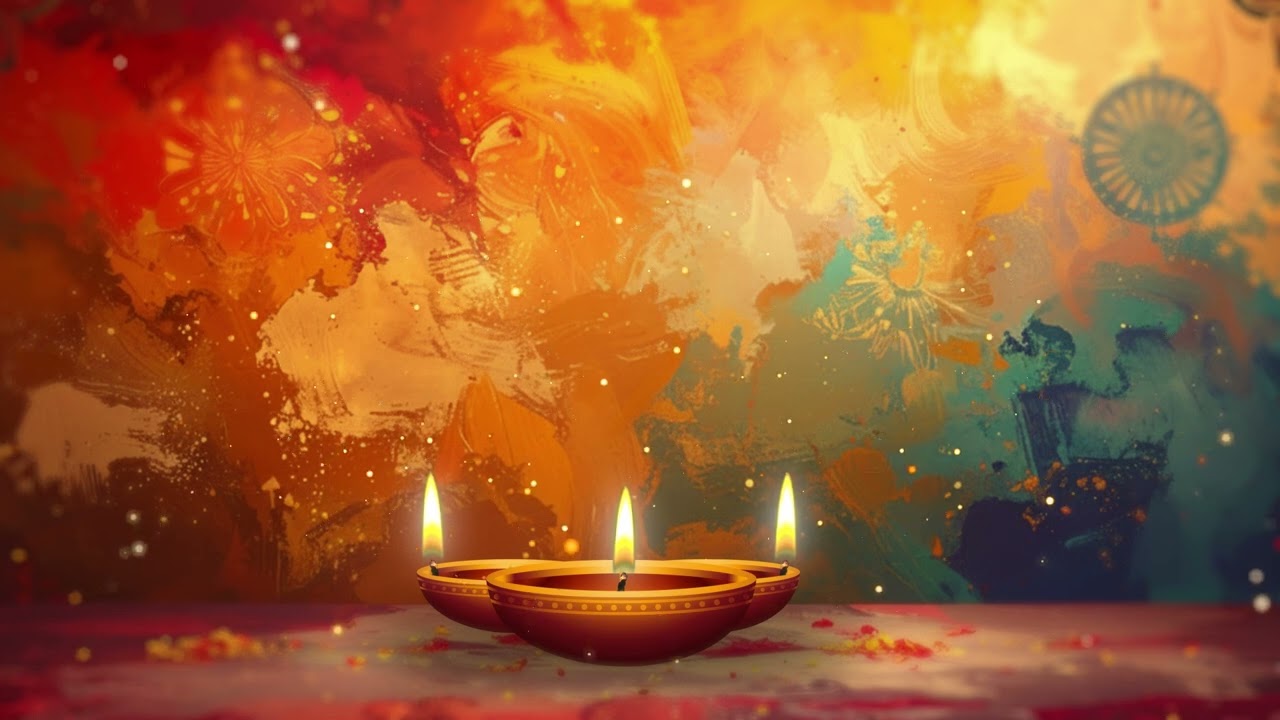 Diwali Background Video Effects | Free Animated Diwali Background Video | Deepavali Background Video