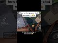 How to change your chat text color #shorts