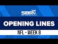 2020 NFL Season Week 8 | NFL Opening Lines & Early Predictions