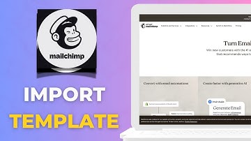 How To Import And Edit Custom HTML Email Template On Mailchimp  Full Tutorial 2025