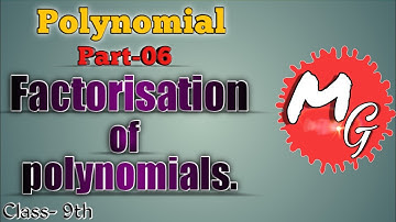 Factorisation of polynomials | using factor theorem | Splitting method || class 9 (in Hindi)