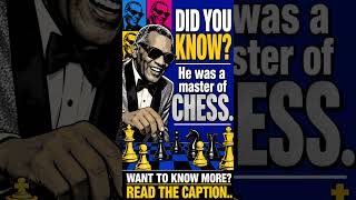 ♟️ DID YOU KNOW? He was a master of CHESS. Want to know more?Read the caption.#RayCharles #Curiosity