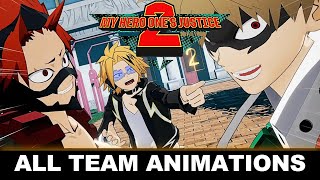My Hero Ones Justice 2 - All Team Intros & Ultimate Animations