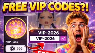 HOW TO GET FREE VIP IN DRESS TO IMPRESS | NEW DTI CODES 2026
