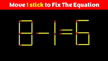 Improve IQ - Fix The Equation #matchstickpuzzle #simplylogical