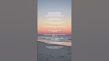 Thumbnail of August 2025 Events in Myrtle Beach, SC