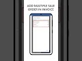 Add Multiple Sale Order in Single Invoice || BizOps App