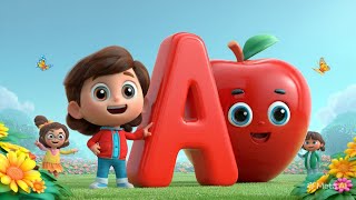 ABC Vowels Song for Kids 🌈 | A E I O U Learning with Fun 3D Cartoon