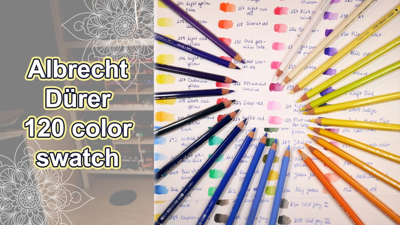 Faber-Castell Albrecht Dürer Watercolour Pencil Review & Demo