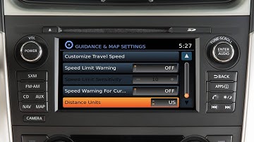 2017 Nissan Altima - Settings Key (if so equipped)