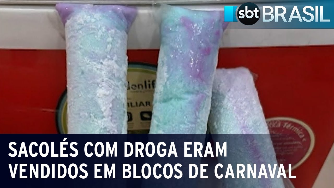 RJ: Polícia identifica casal suspeito de vender sacolés com droga sintética | SBT Brasil (09/02/24)