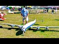 LOCKHEED L-1649 SUPERSTAR / AWESOME ELECTRIC RC SCALE MODEL AIRLINER / FLIGHT DEMONSTRATION !!!