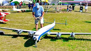 Lockheed L-1649 Superstar / Awesome Electric Rc Scale Model Airliner / Flight Demonstration !!!