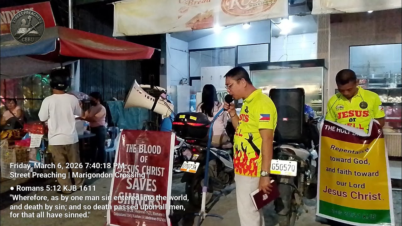 STREET PREACHING | MARIGONDON CROSSING, LAPU-LAPU CITY, CEBU | Preacher Soloben 