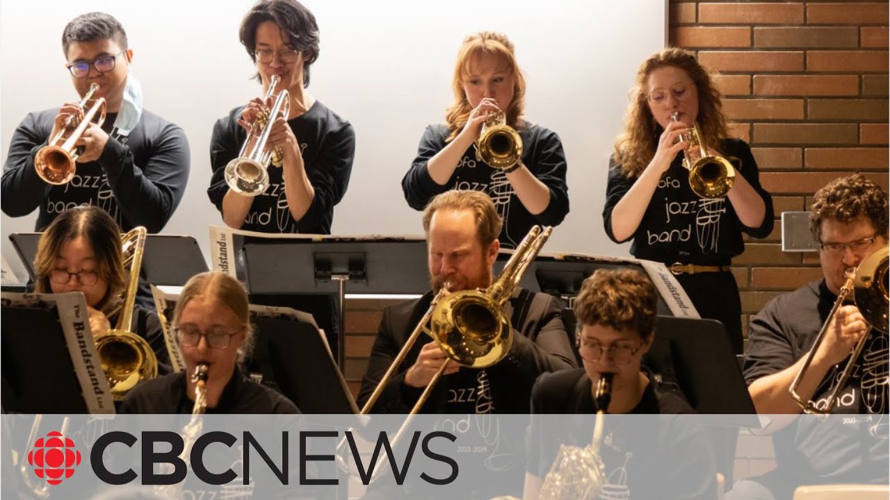 This student started a university jazz band with her dad