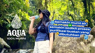 AQUA 100% Murni Diproses Alami