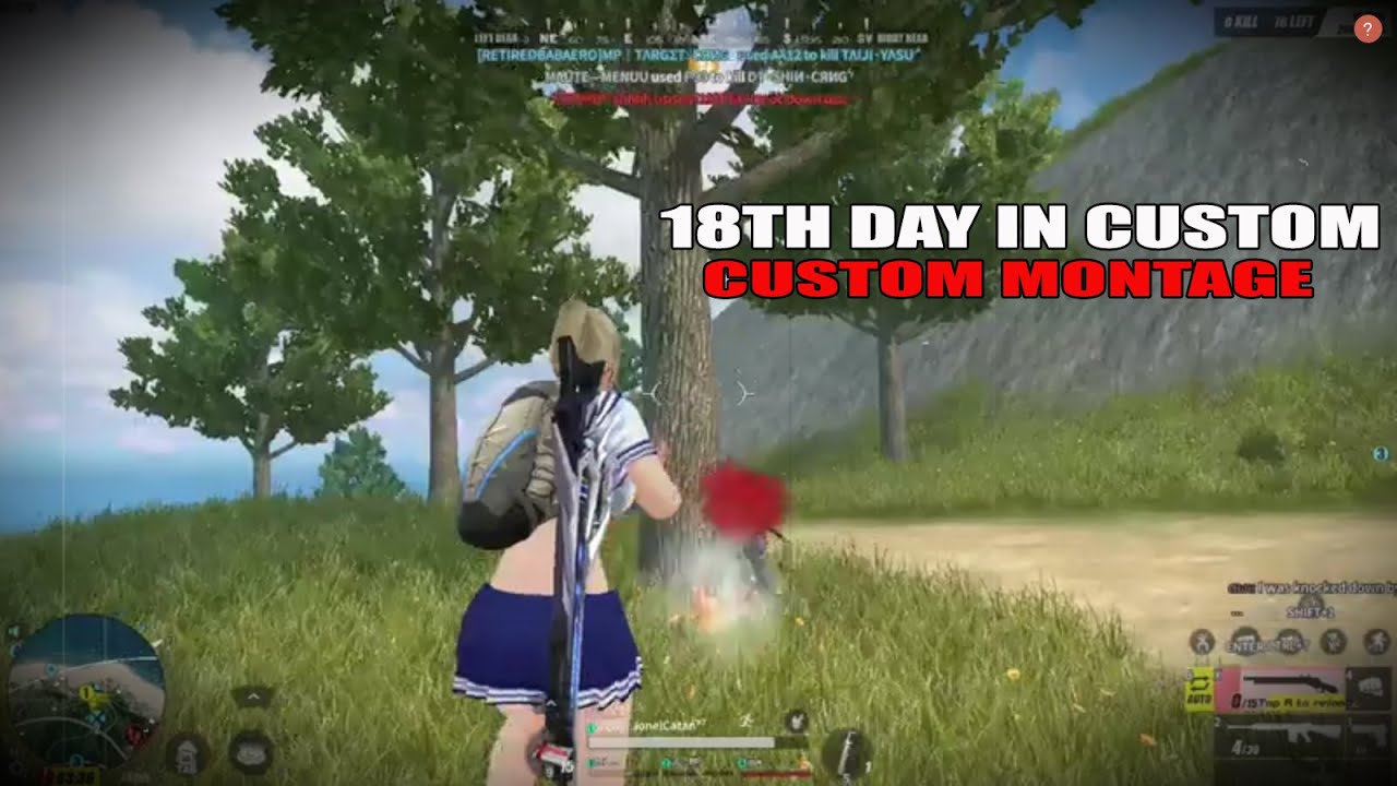 "18TH DAY IN CUSTOM" (ROS CUSTOM MONTAGE) Rules Of Survival 