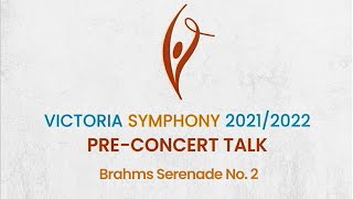 Pre-Concert Talk: Brahms Serenade No. 2 - Being Robert Schumann