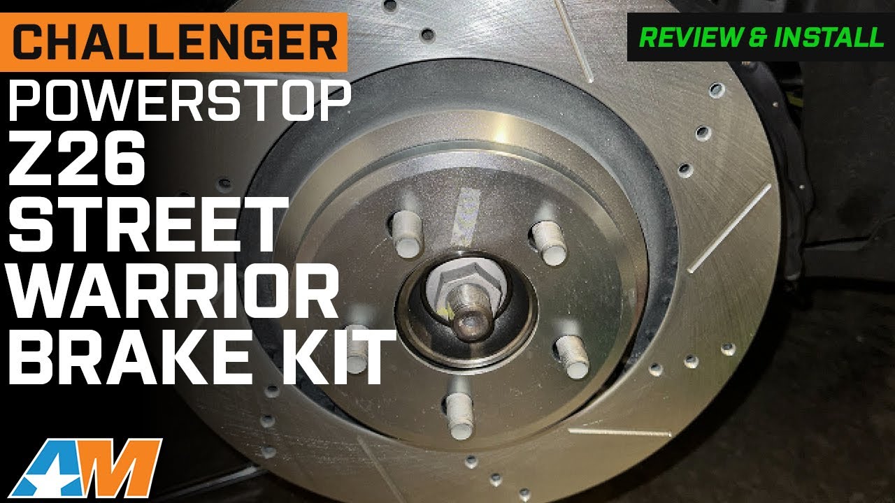 PowerStop Challenger Z26 Street Warrior Brake Rotor and Pad Kit