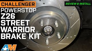 2008-2021 Challenger PowerStop Z26 Street Warrior Brake Rotor and Pad Kit Review & Install