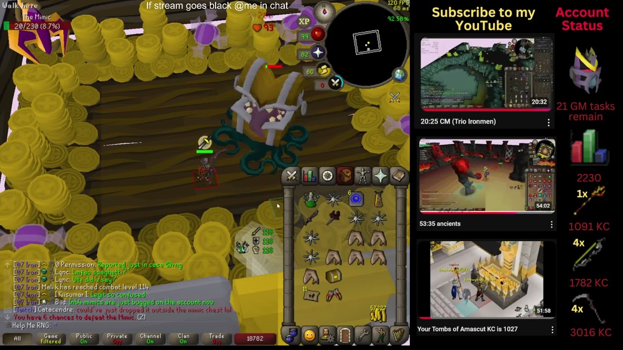 NEW tech: Kill 1 mimic open all mimic clues w/ loot