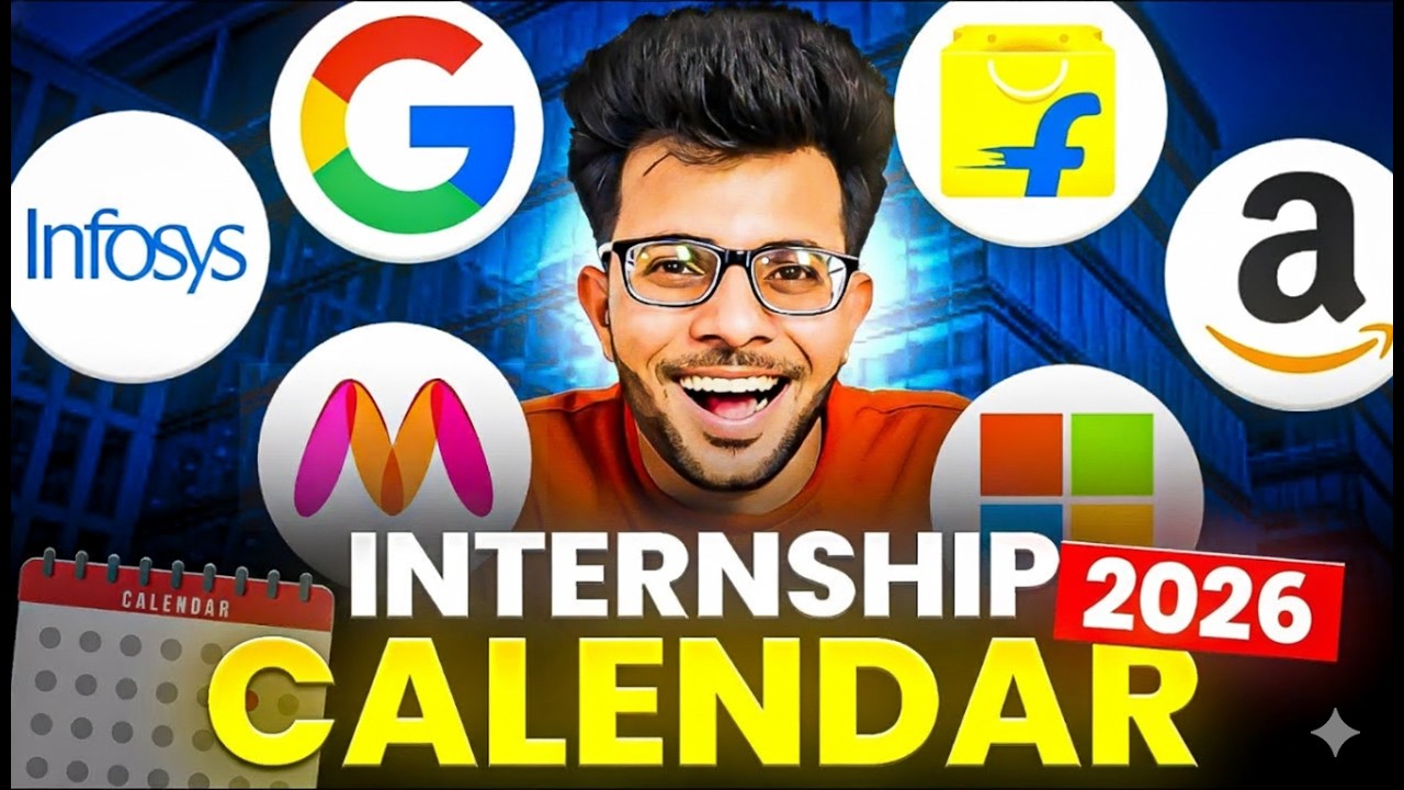 Internship Calendar 2026 | Which company hires When ? | OFFCAMPUS Internship 👨🏻‍💻✅