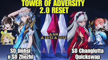 S0 Jinhsi x Zhezhi & S0 Carlotta x Changli WuWa TOA | Tower of Adversity | Wuthering Waves 2.0