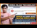 Aadhaar Enrollment Error Solution 2026 | Error Occurred While Creating Enrollment Fix (100% Working)
