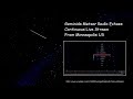 LIVE Geminids Meteor Radio Echoes from Minneapolis - Peak 13/14 Dec