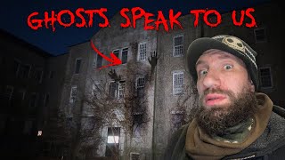 THE GHOSTS SPEAK TO US | OVERNIGHT IN HAUNTED ABANDONED LUNATIC ASYLUM (PART 1)