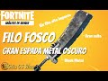 Espada FILO FOSCO | La Mejor Arma de Metal Oscuro | FORTNITE
