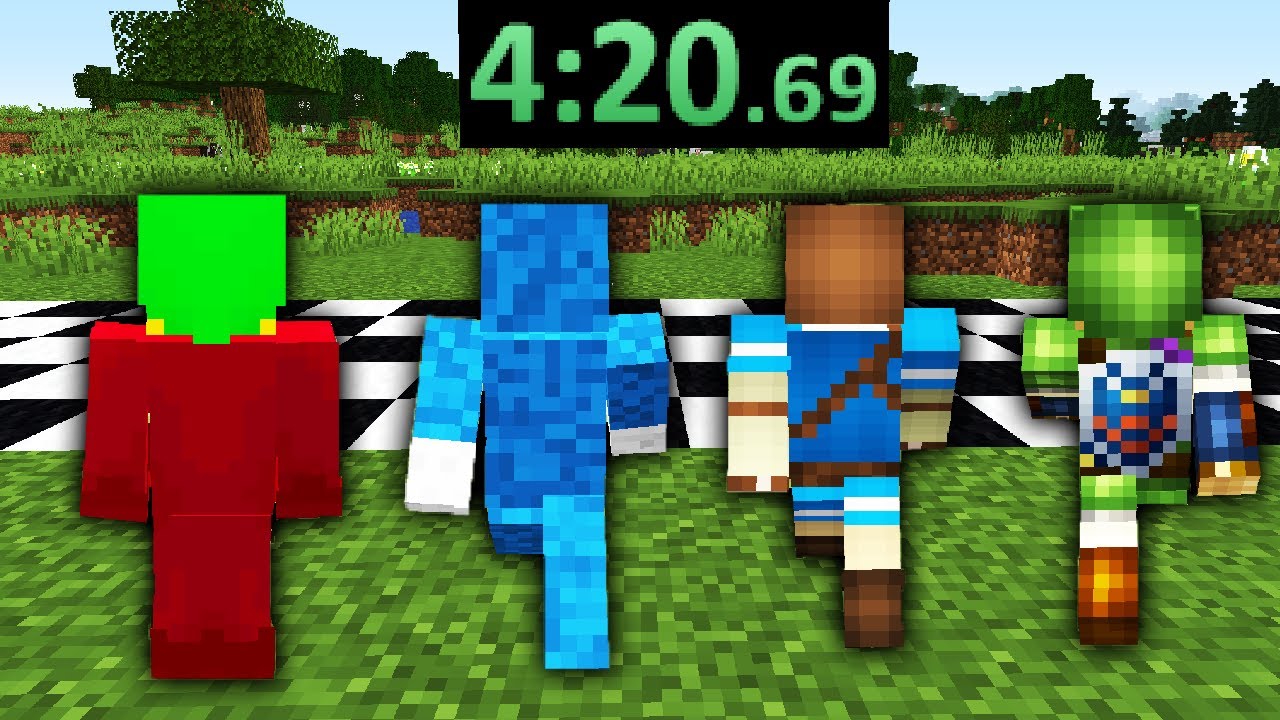 the CLOSEST Minecraft race ever - YouTube