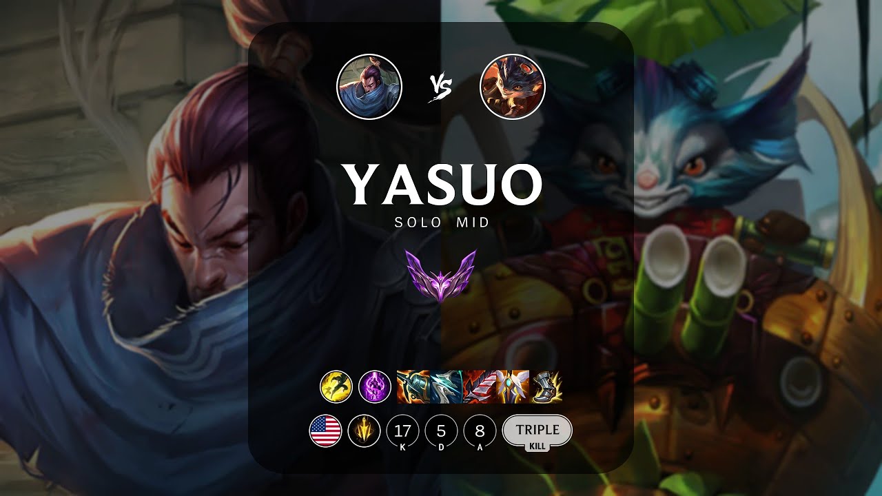 Yasuo Mid vs Rumble - NA Master Patch 13.15