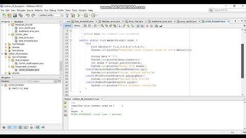 pengujian topik/materi Ch #8 OOP Try...Catch; Exception Handling