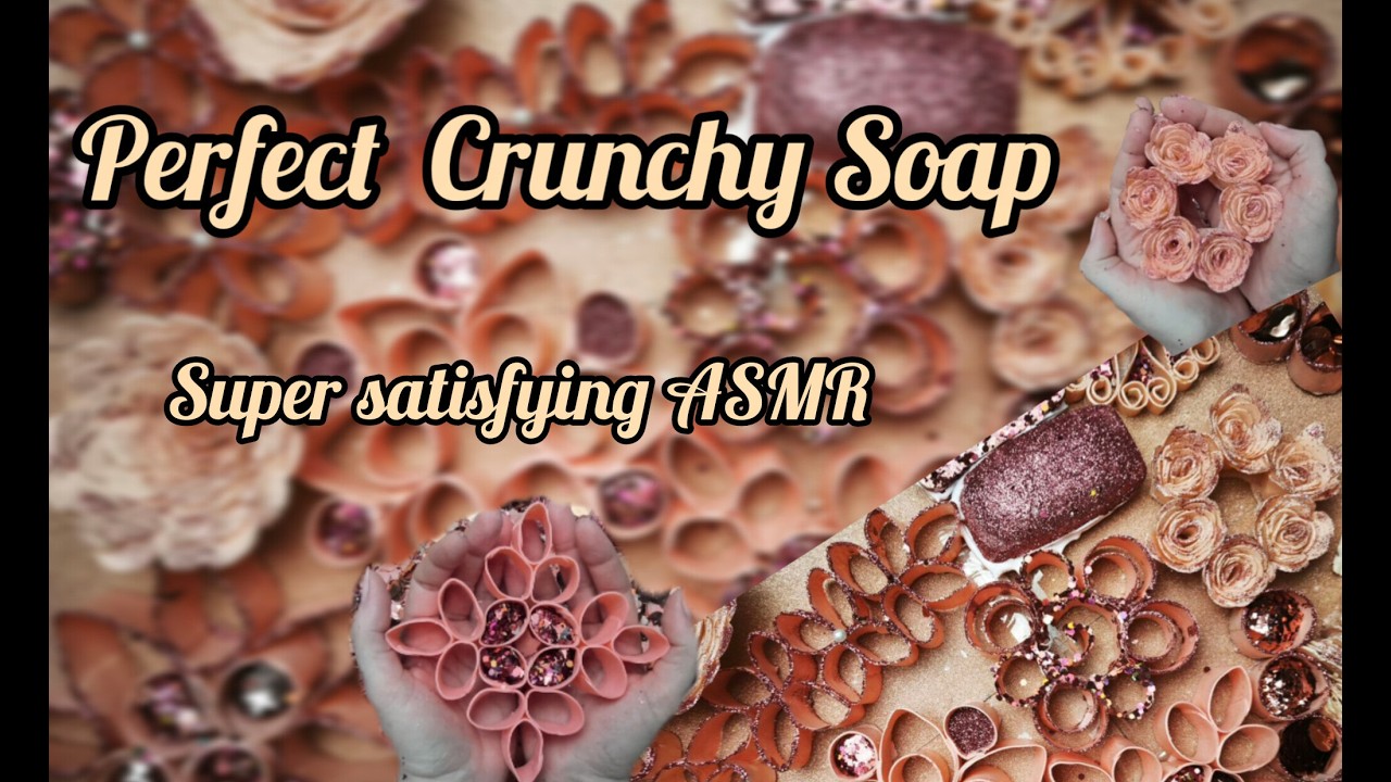 99% CAN`T RESIST This Peach Glitter CRUNCH! 🍑✨  Extreme Satisfying ASMR #асмрsoap #odlysatisfying