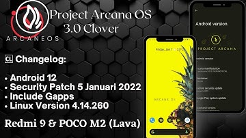 Review Custom Rom Project Arcana 3.0 Clover | Android 12 I Redmi 9 |9 prime | Poco M2 | Arcane OS