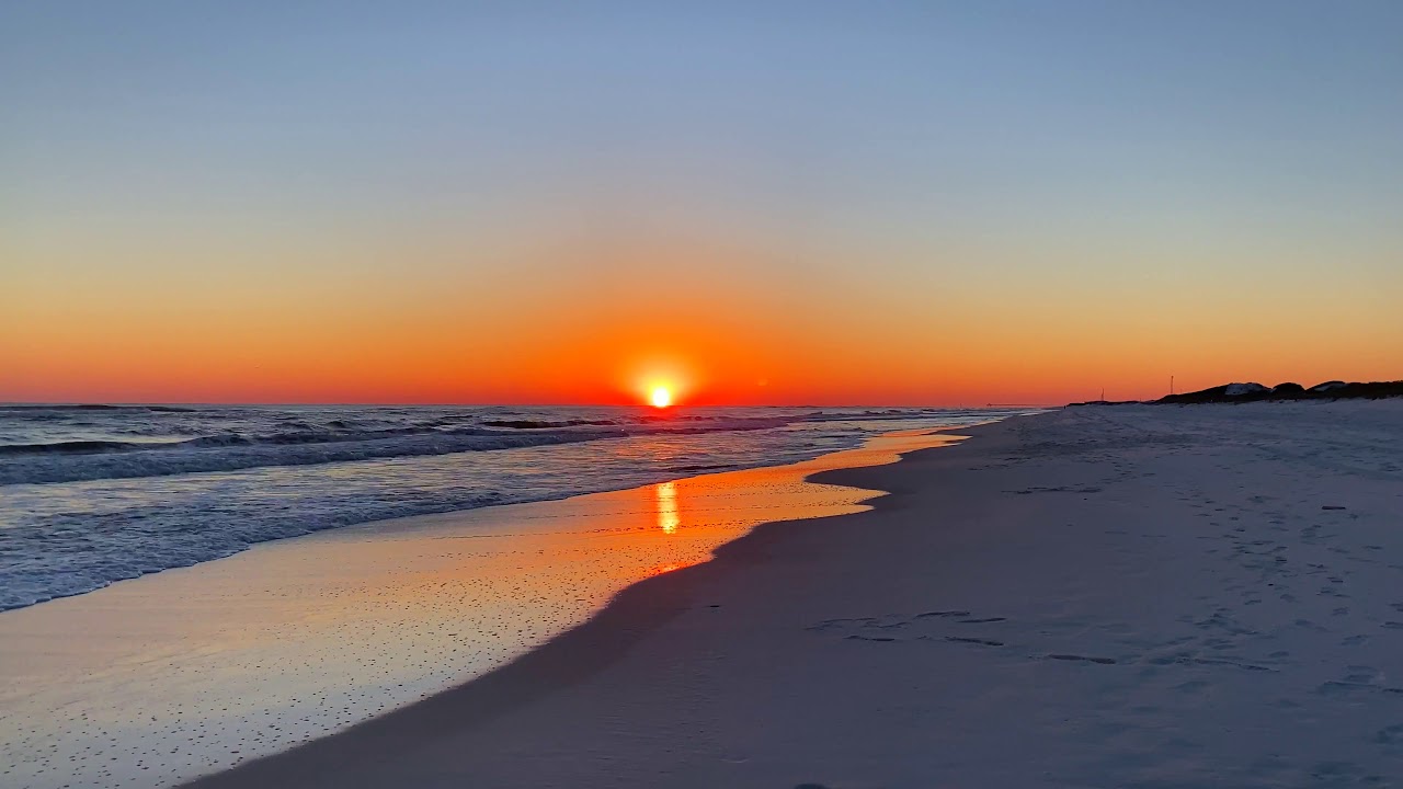 4k Destin Florida Sunset In 33 Seconds Youtube