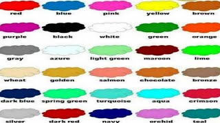 Colors in English || Colors Names with Spelling || Colors for Learners || AKKI's Kitchen & Vlogs