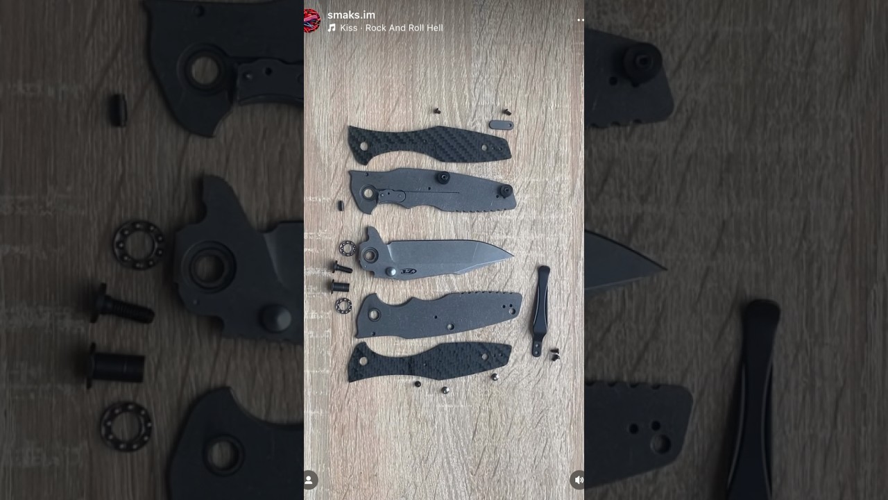Zero Tolerance 0393 GLCF разборка ножа 