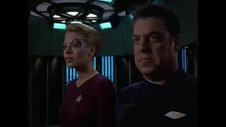 Seven of Nine Onboard the Federation Time Ship Relativity