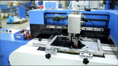 DOPSING High Temp 2+1Colors label ribbon automatic screen printing machine