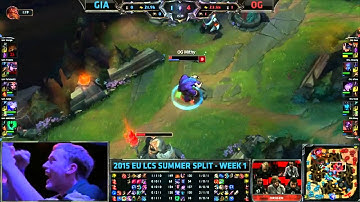 Mithy Alistar OutPlay (Giants vs Origen) LoL Championship Series 2015 EU LCS Summer W1D1